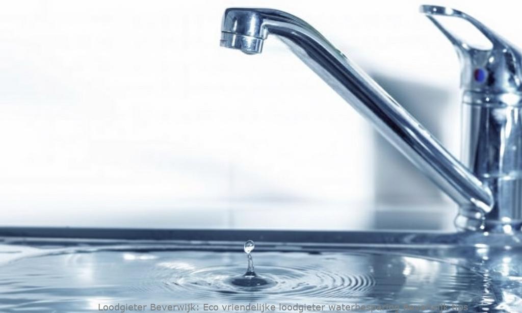 Eco Vriendelijke Loodgieter Waterbesparing Beverwijk